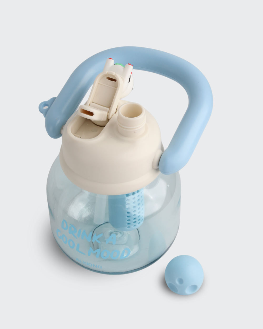 Cute Panda Buddy Bottle (White & Blue) By Bev9