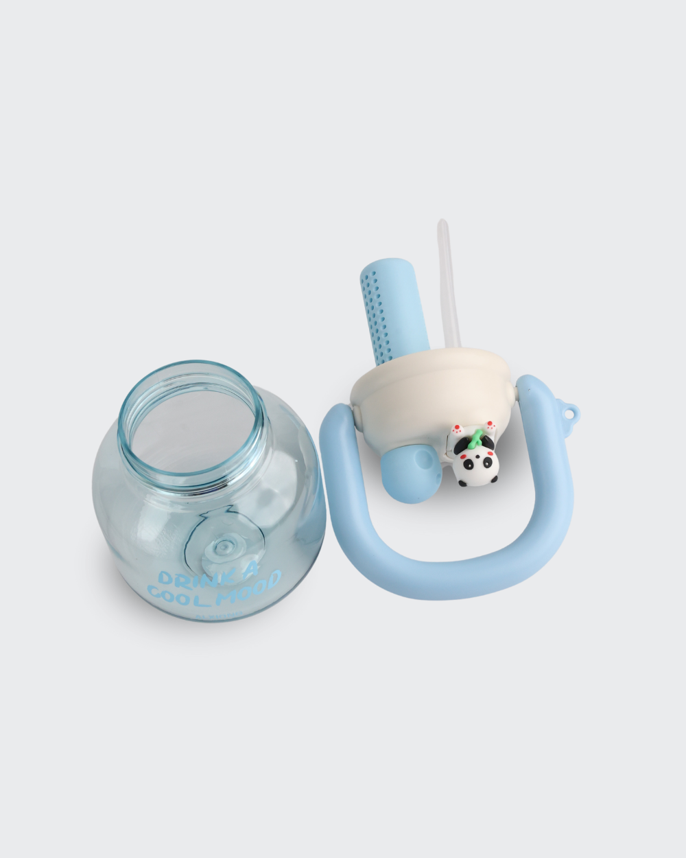 Cute Panda Buddy Bottle (White & Blue) By Bev9