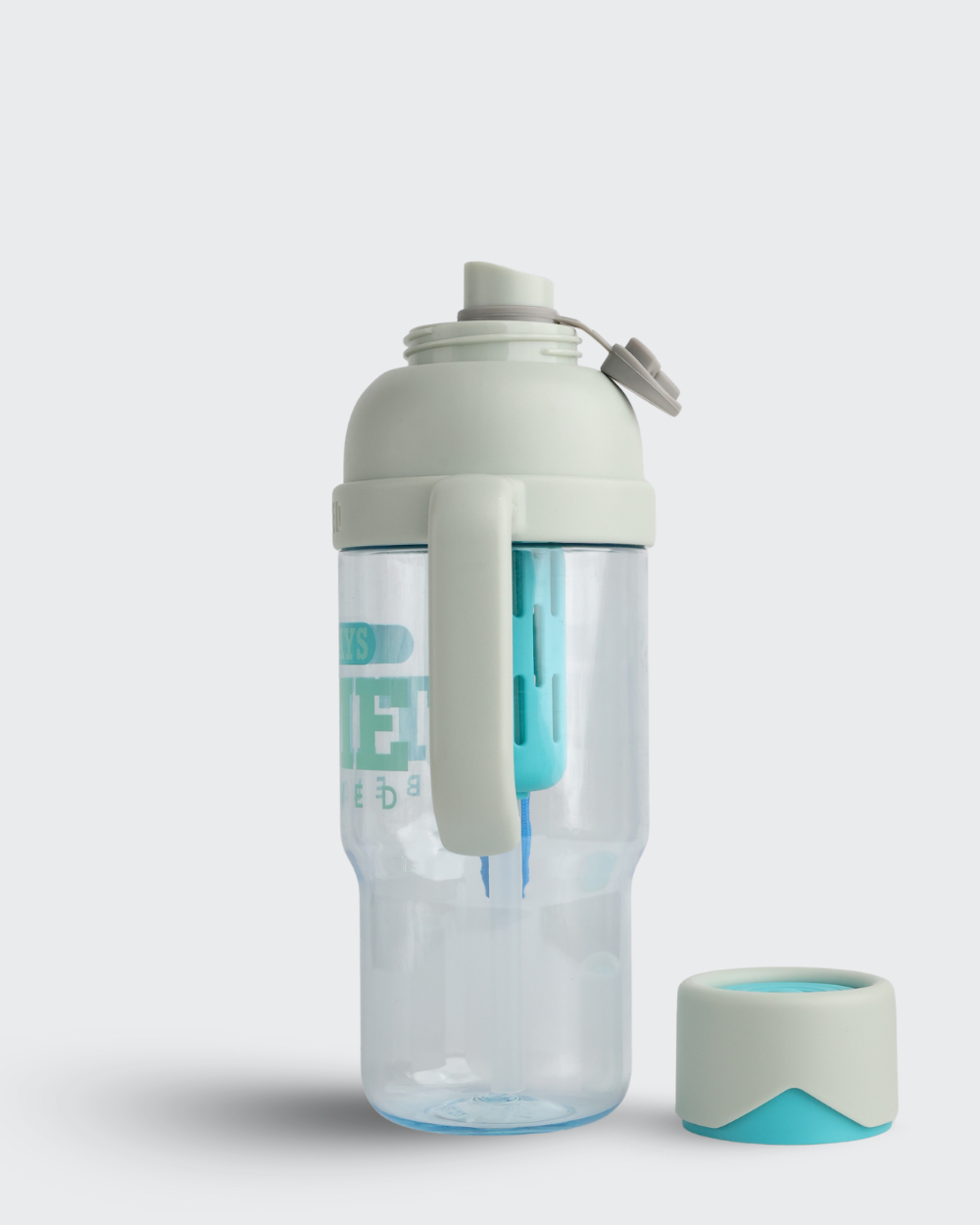 BELOVED Shotay Classic Unbreakable Water Bottle (Gray & Blue) By Bev9