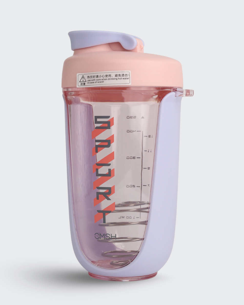 Fitness Water Bottle | Protein Shaker (Purple & Pink) By Bev9
