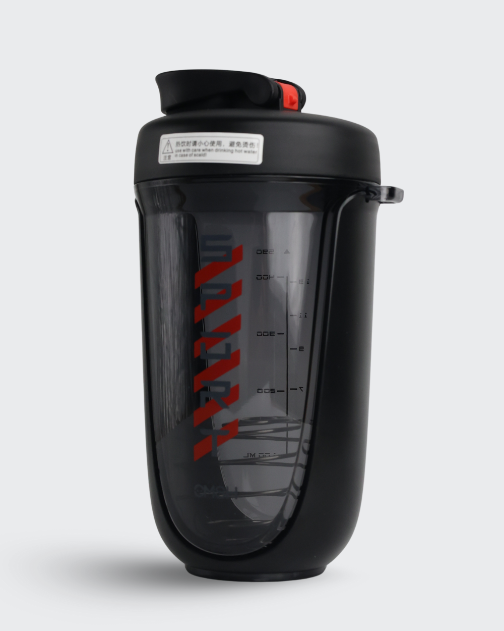 Fitness Water Bottle | Protein Shaker (Black) By Bev9