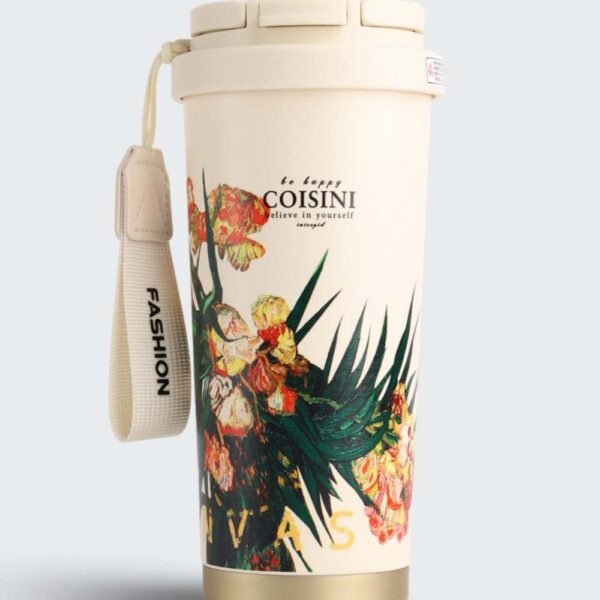 Artistic Coffee Bottle 520ML Dual Drink Tumbler