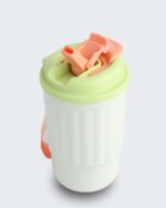 Dual Sip Tumbler 400ML Coffee Cup Insulated - Image 3