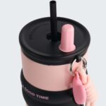 Aurora Straw Bottle 710ML Insulated Water Bottle with Straw