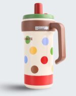 Vintage Insulated Tumbler 1000ML Steel Water Bottle Thermal - Image 2