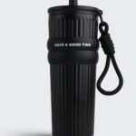 Roman Straw Bottle 710ML Insulated Water Bottle
